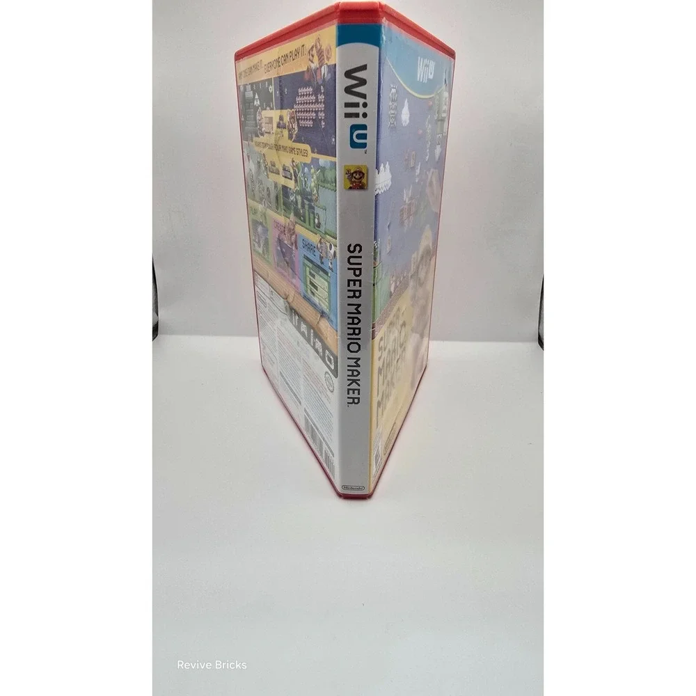 Super Mario Maker Wii U CIB Nintendo Wii U 2015 Complete with Slipcover & Manual